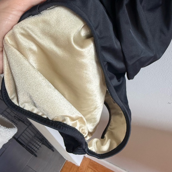 TravelSmith Black One Piece Swimsuit 20W Tummy Control Draped Ruched Classic - Picture 4 of 6